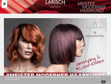 Tablet Screenshot of friseur-larisch.de